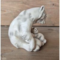 IJsbeer met jongen Goebel